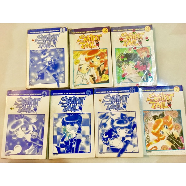 Komik Seri Saint Tail Set 1-7 Tamat - Megumi Tachikawa | Komik Bekas Elex Murah