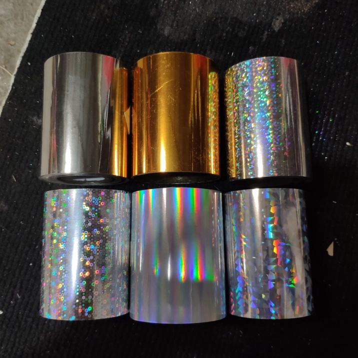 hot stamping foil / stampingfoil / kertas foil / hotprint / foil hologram 1 roll