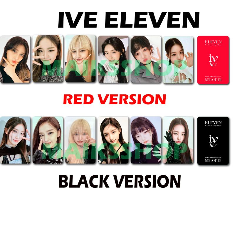 Ive Eleven Photocard Kpop