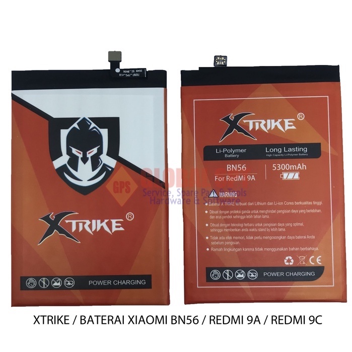 XTRIKE / BATERAI XIAOMI BN56 / BATRE REDMI 9A / BATERE REDMI 9C