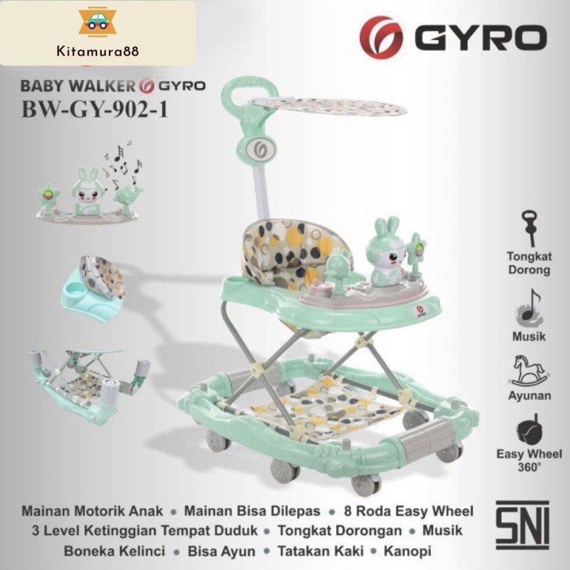 Baby Walker Anak Bayi - BABY WALKER GYRO GY 902