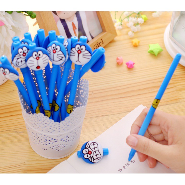 

Pulpen Bolpoint Pena Unik Lucu Motif Kepala Doraemon dengan berbagai Ekspresi Cute