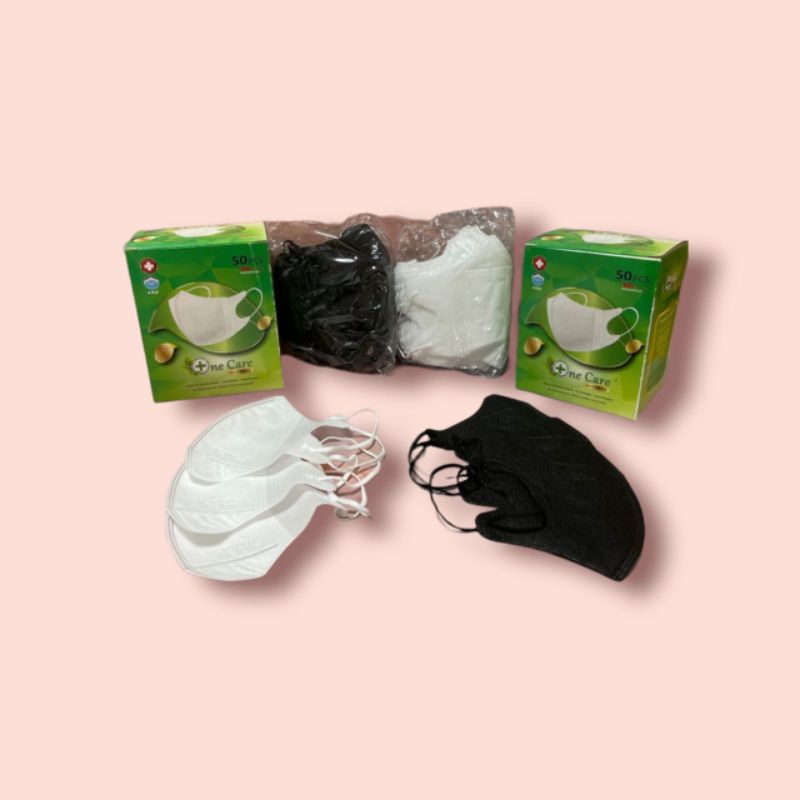 Masker Duckbill One Care Embos 4ply 50pcs.