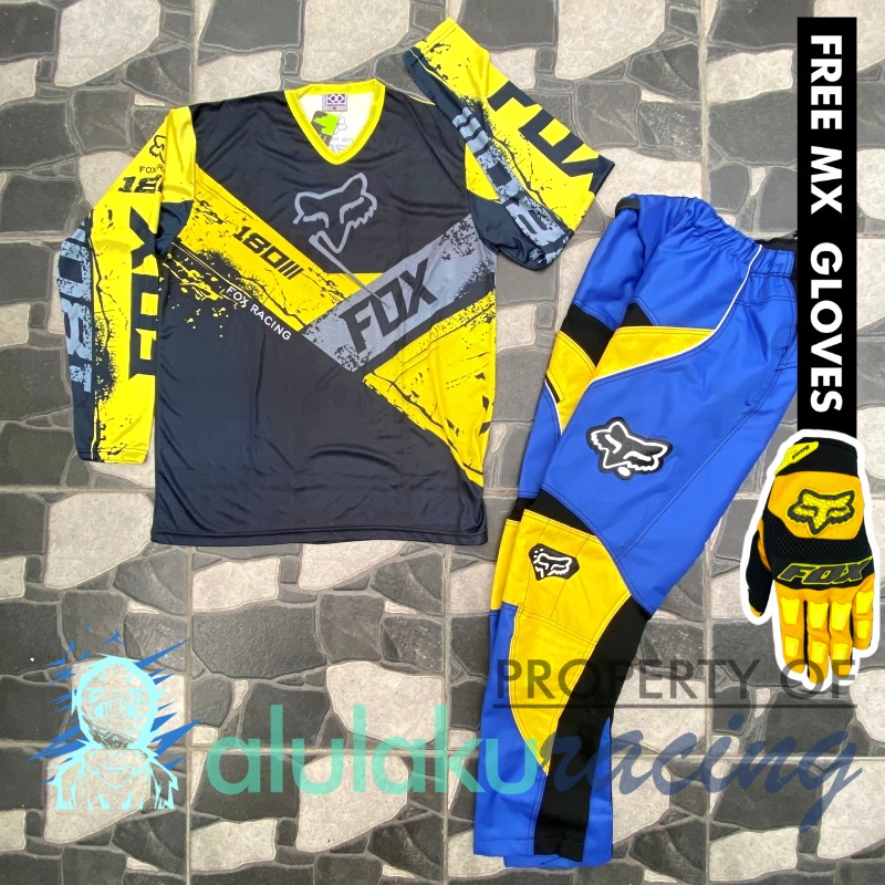 Jersey &amp; Celana MX Trail Motocross - Paket Bundling FOCT1911-F47
