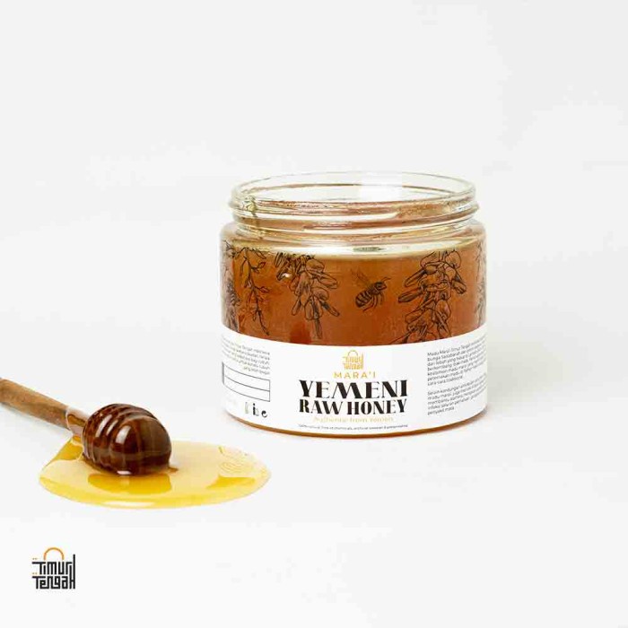 

02 Madu Murni Yaman Marai 500 Gr Timur Tengah Raw Honey Yemeni Pure Origi Ds51Ghg