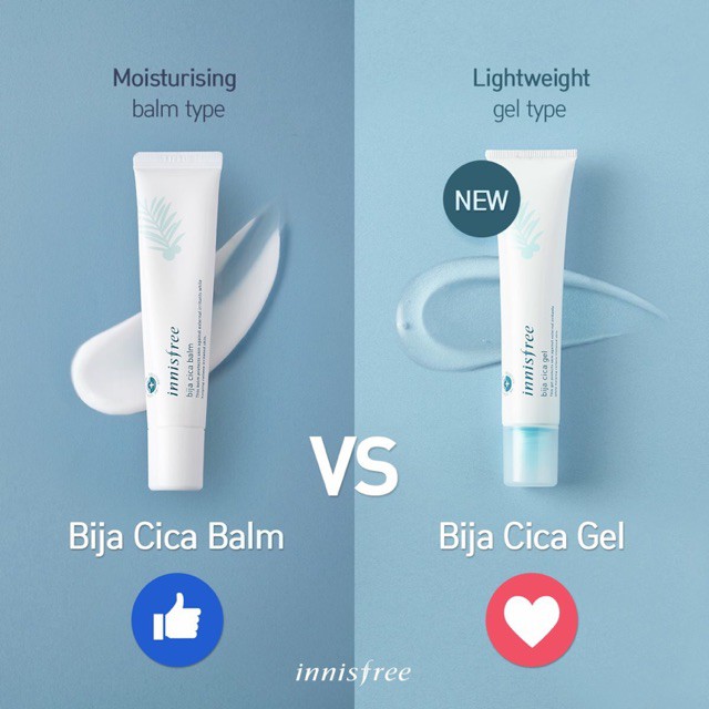 [BPOM] Innisfree Bija Cica Gel | Balm 40 ML