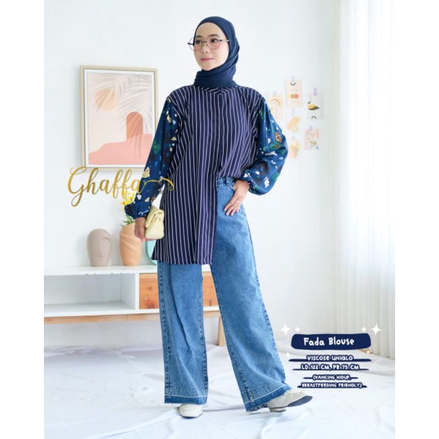 Blouse Motif Salur Fada blouse by ghaffa the label