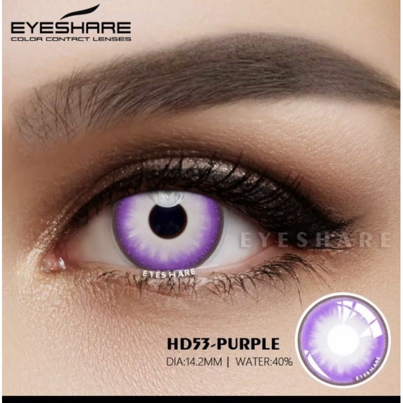 SOTLENS COSPLAY HALLOWEEN ANIME CRAZY LENS HD53 PURPLE SCARY LENSES