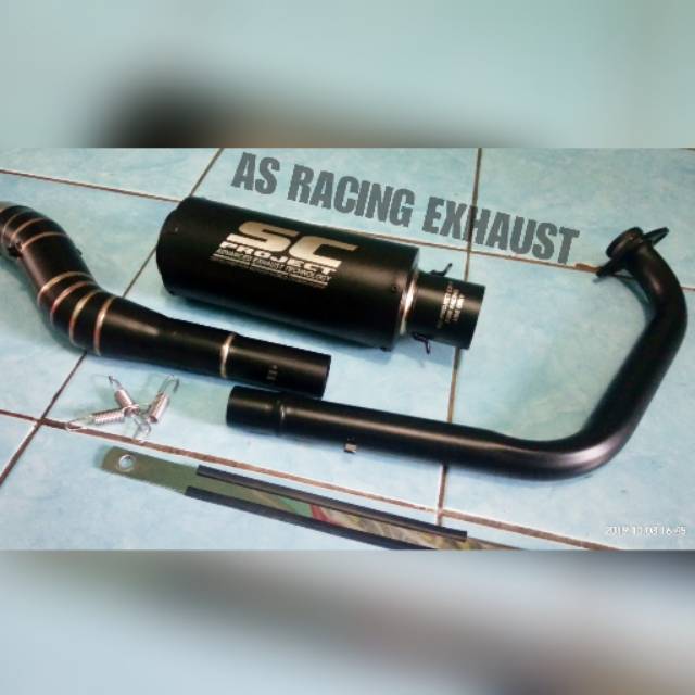 Knalpot sc project Vixion new vixion old nva nvl knalpot racing sc project vixion fullsystem