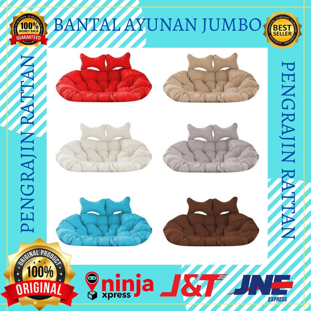 Bantal Ayunan Jumbo Rotan Sintetis Empuk Dacron PROMO FREE ONGKIR MURAH