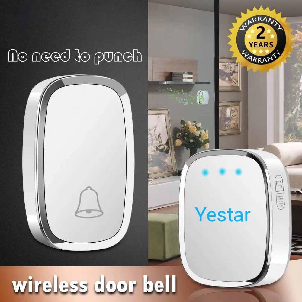 Bel Rumah Wireless Door Bell 3000AC Waterproof Pintu 1 Recevier/ Door Bell / Bell Pintu 1 Remot