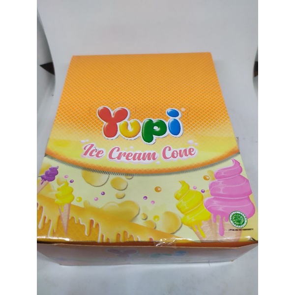 

permen yupi ice cream cone box isi 24pcs