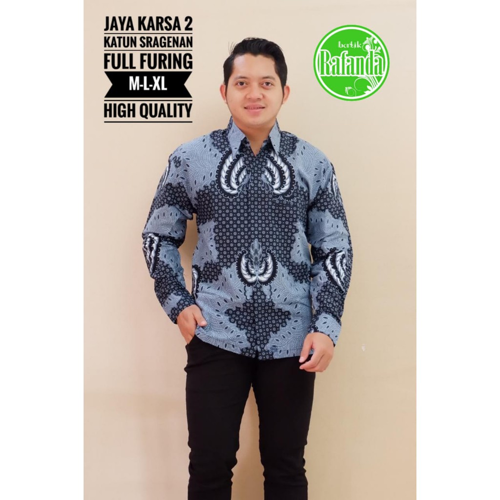 JAYA KARSA 2 RAFANDA BAJU KEMEJA BATIK PRIA SOLO LENGAN PANJANG PENDEK LAPIS FURING ATASAN BATIK PREMIUM MODERN KATUN HALUS KLABANG WERNO GUNUNGAN CATUR PRAKASITA MERAH KLANGENAN MERAH PEKSI BINTANG 2 PRASJAYA MARENO 2 GARUDA NAGA TUMPUK RENA 2 TRUNTUM