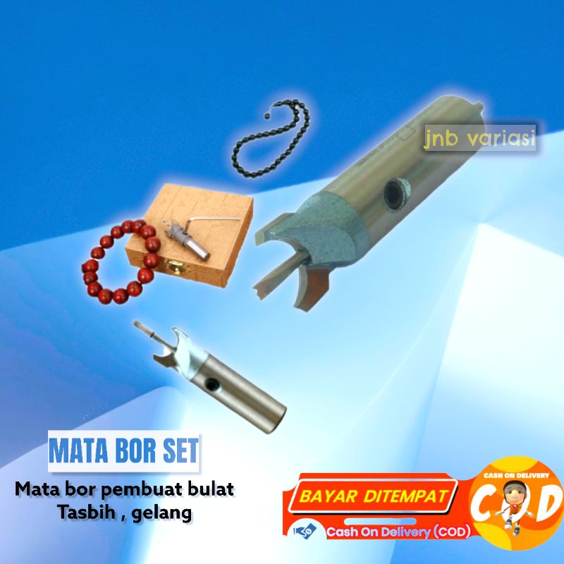 Mata bor bulat biji tasbih mata bor gelang kayu 8mm 12mm 6mm 10mm