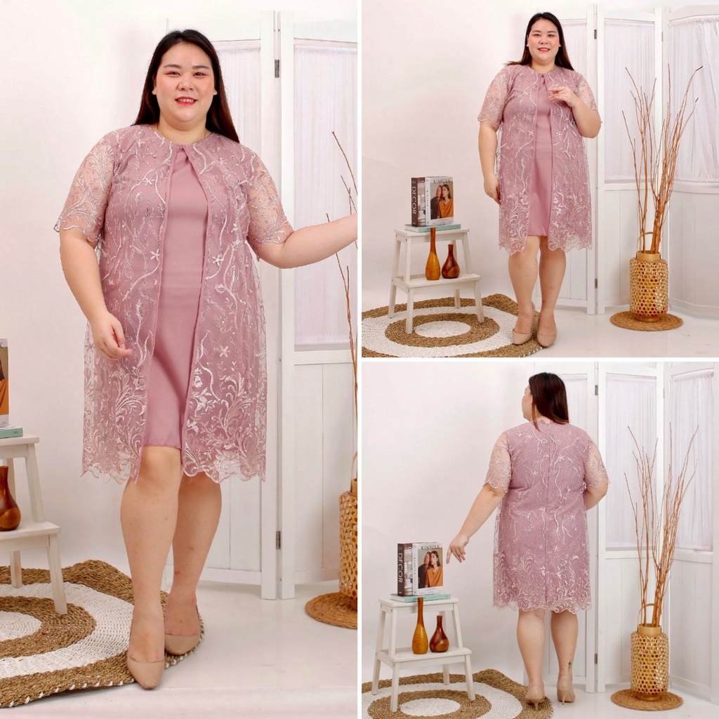 (DIJAMIN REAL PIC) Dress XXL Daisy JUMBO BIGSIZE