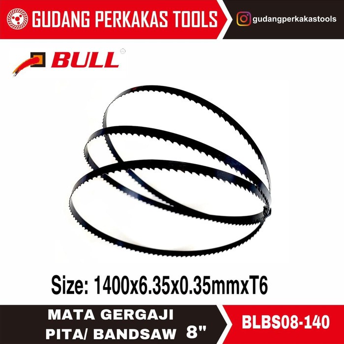 

SBO Mata Gegaji Pita / Bandsaw 8" BULL BLBS08-140 TUNGGU APALAGI