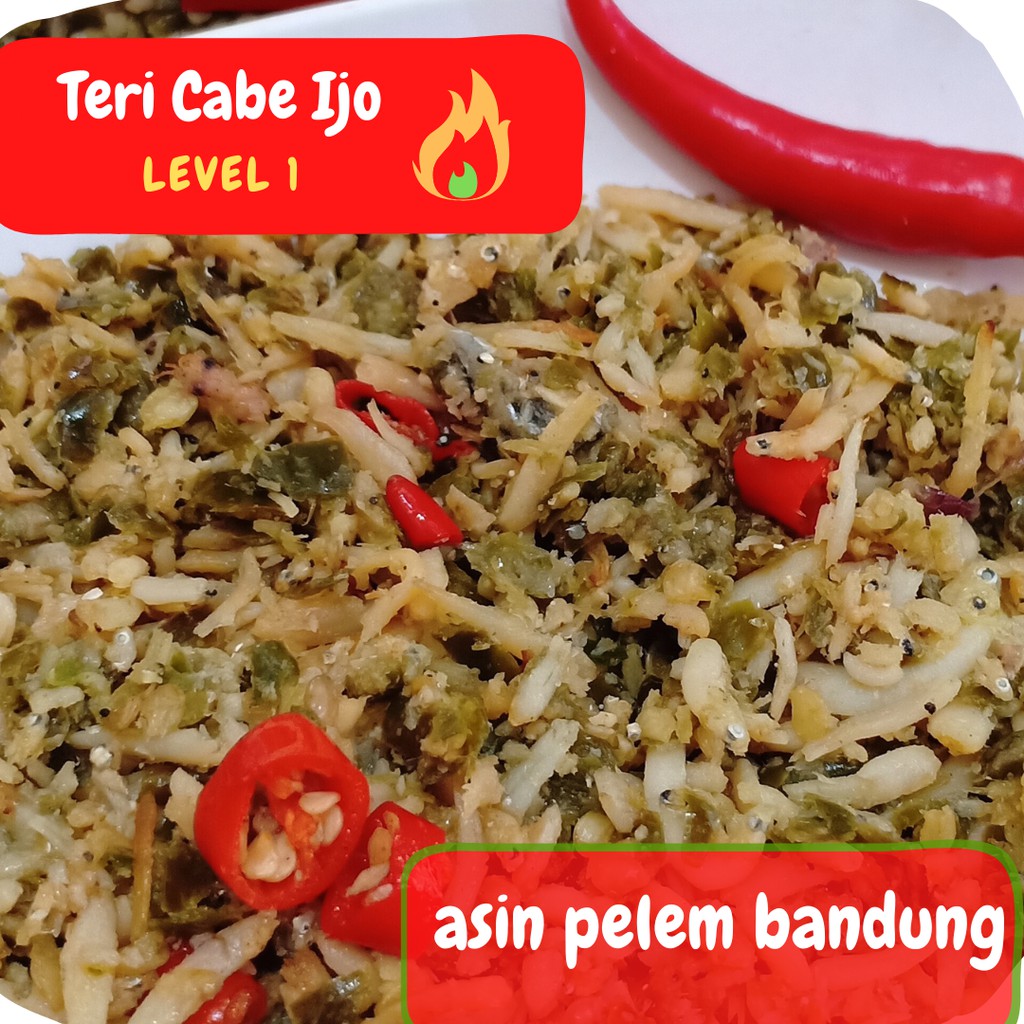 

FROZEN FOOD | TERI MEDAN CABE IJO | LEVEL 1 |Asin Pelem Bandung
