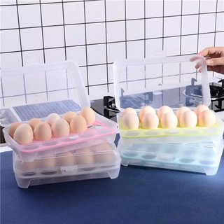 KOTAK TELUR  EGG TRAY STORAGE BOX 15 LUBANG TEMPAT  