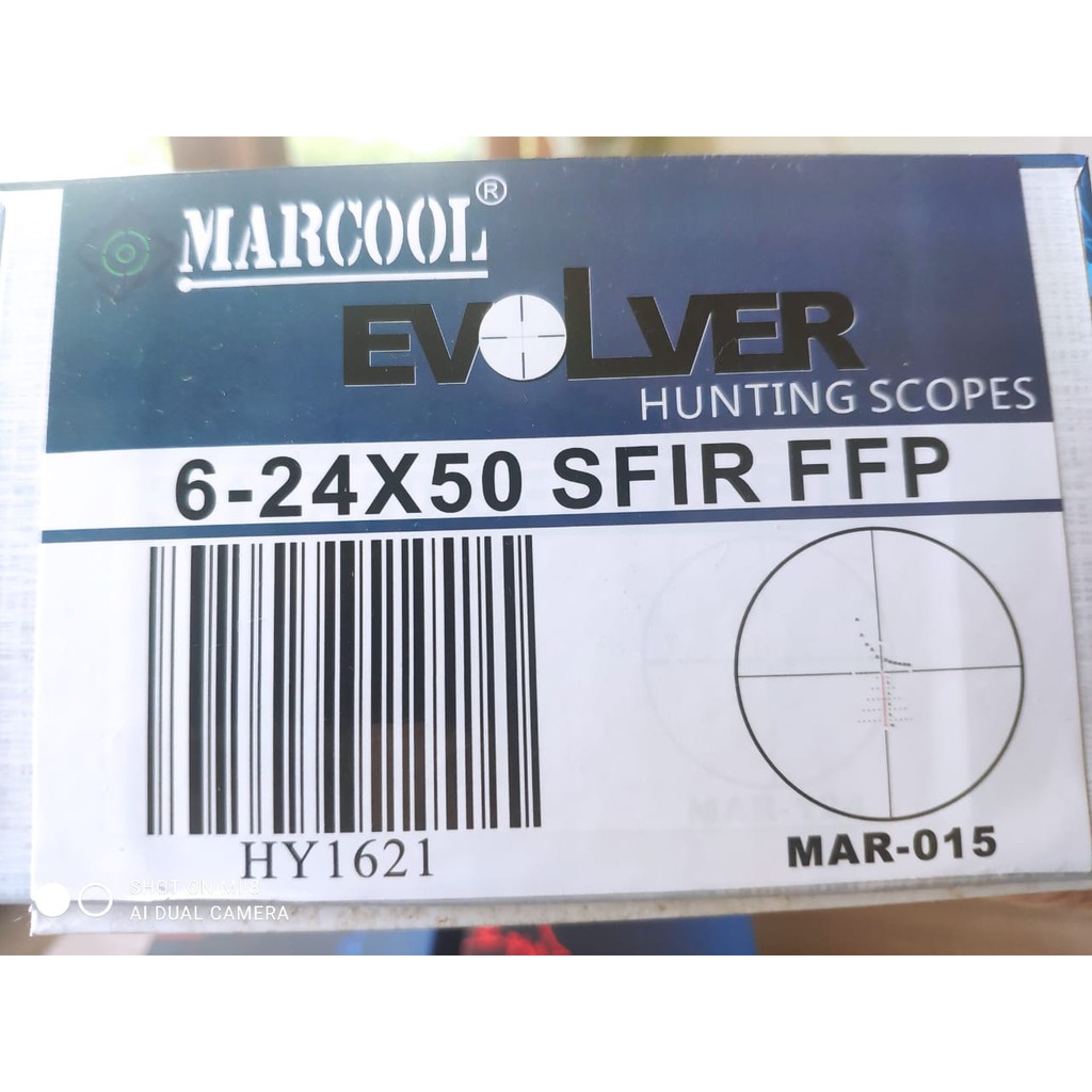 TELESKOP MARCOOL EVOLVER 6-24x50 SFIR FFP ORIGINAL HY-1621 TERBARU 2021