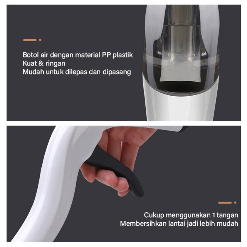 Alat Pel Lantai pel Semprot Praktis Water Spray Alat Pel Lantai Ultra Mop WHFURNITURE