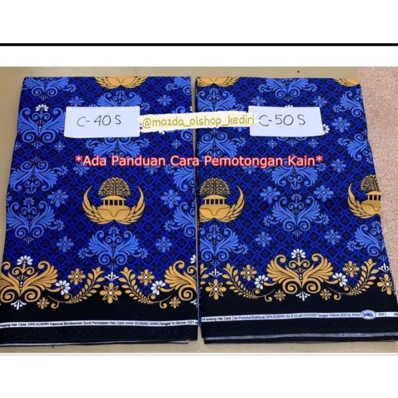 Kain batik korpri PNS terbaru 2022