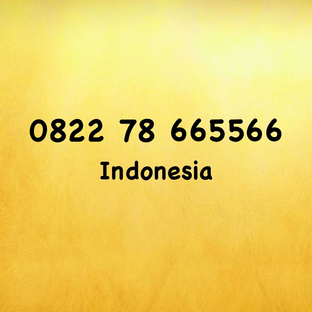 Nomor Cantik Simpati LOOP Triple AA - 0822 78 665566 - 0822 7866 5566