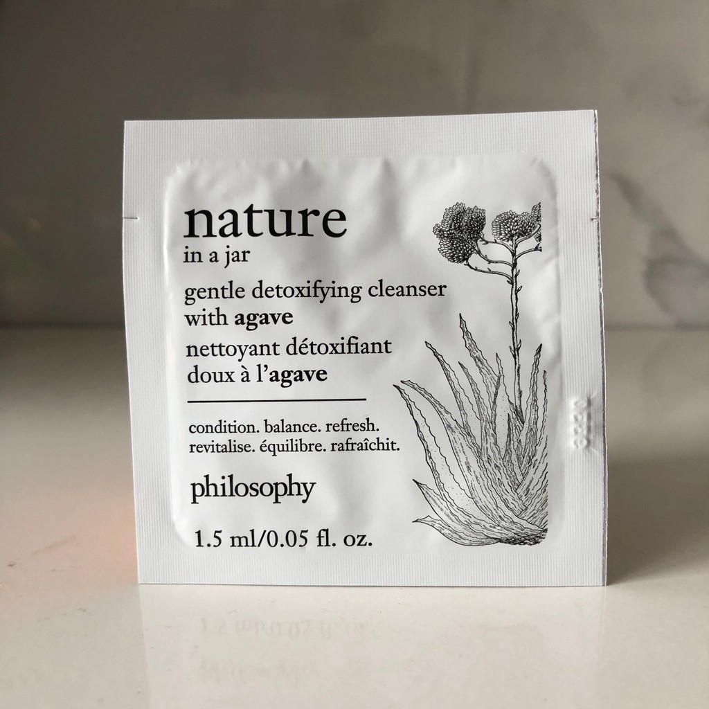 philosophy nature in a jar gentle detoxifying cleanser with agave