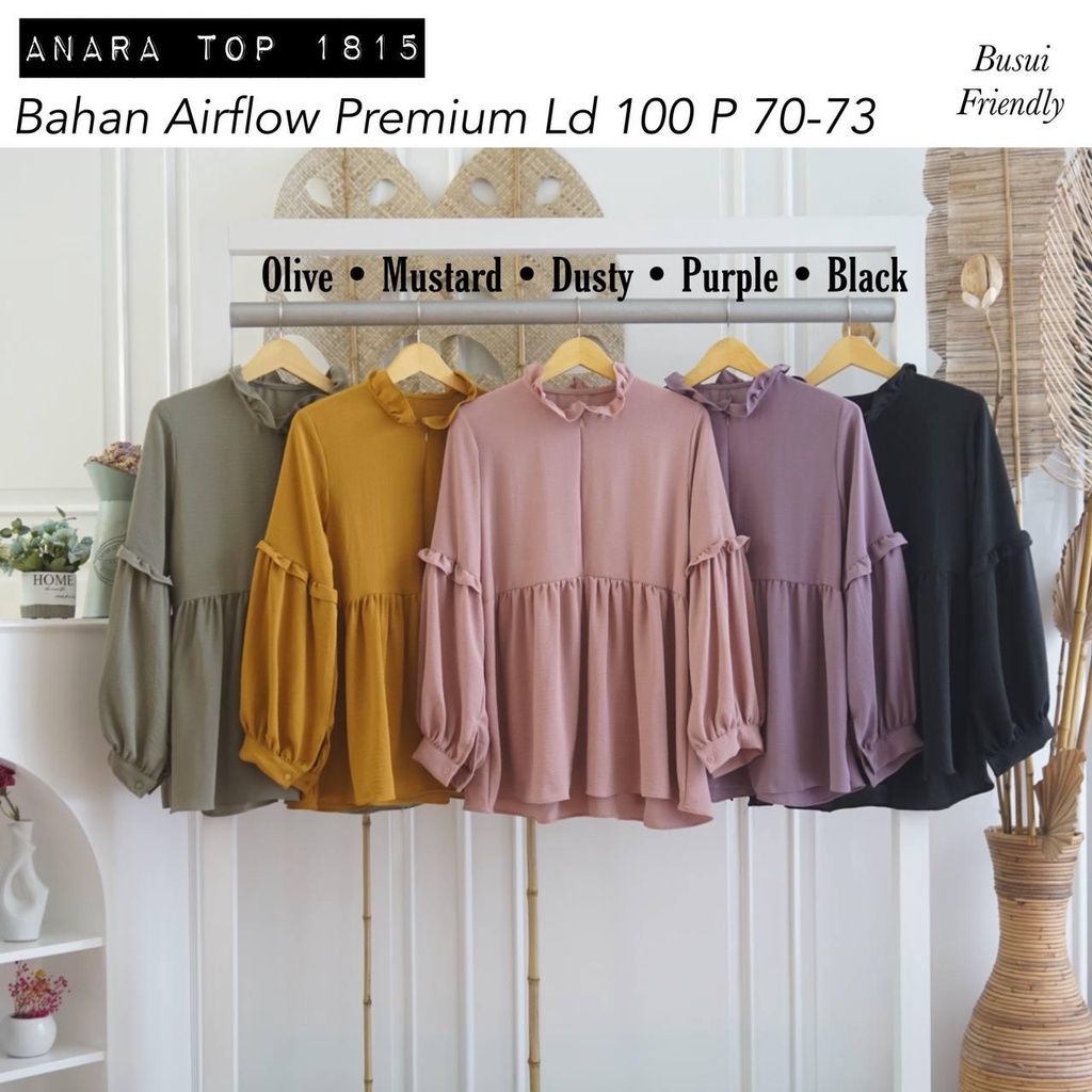 ANARA TOP / BLOUSE / ATASAN / ATASAN KERJA