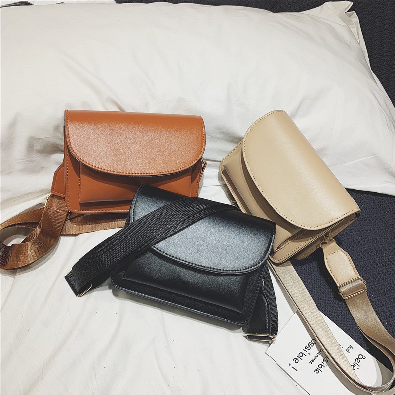 TS202 - TAS SELEMPANG WANITA PETAK MODEL KOREA POLOS MURAH BATAM IMPORT