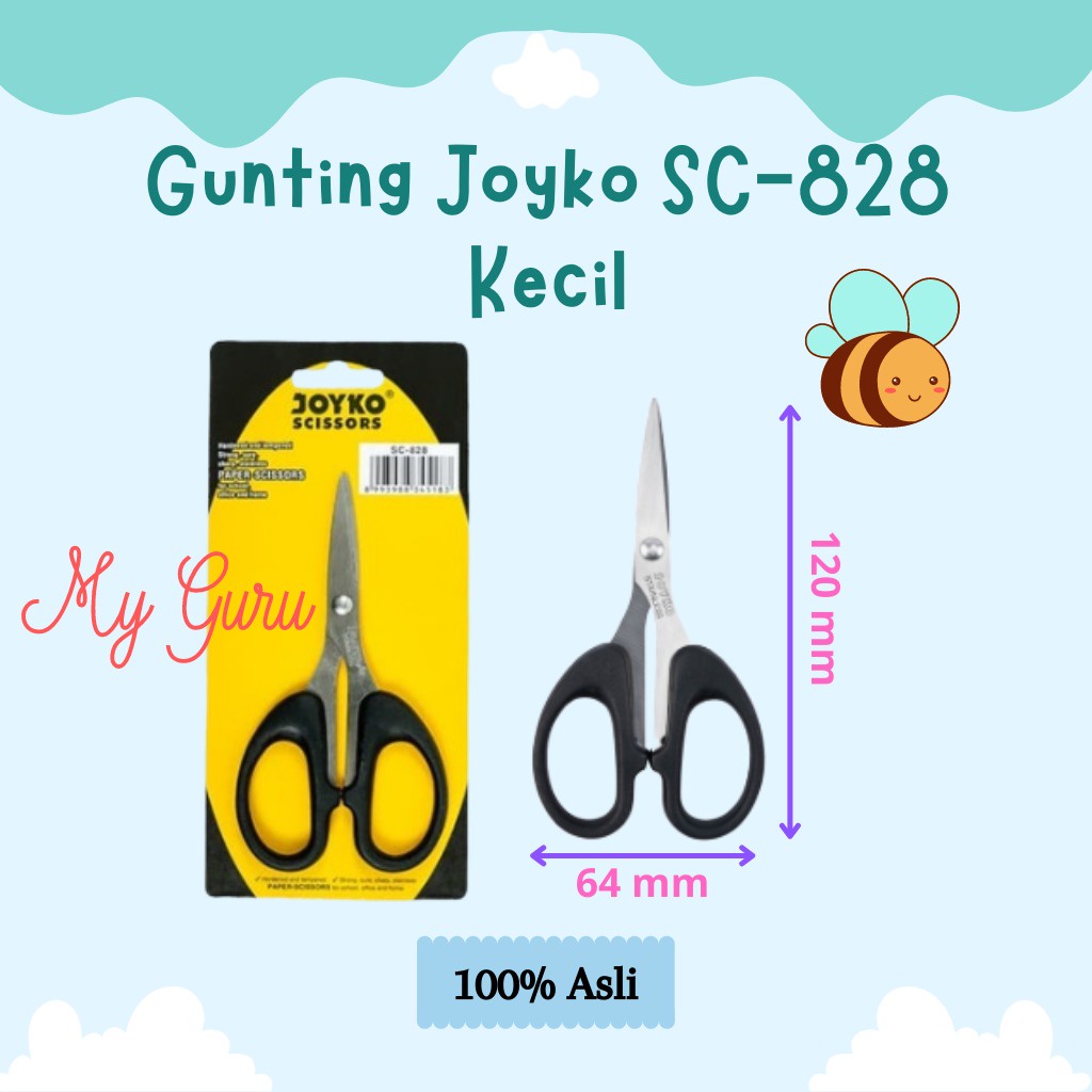 

[PCS] SCISSORS JOYKO SC-828 KECIL ALAT PEMOTONG KERTAS / GUNTING