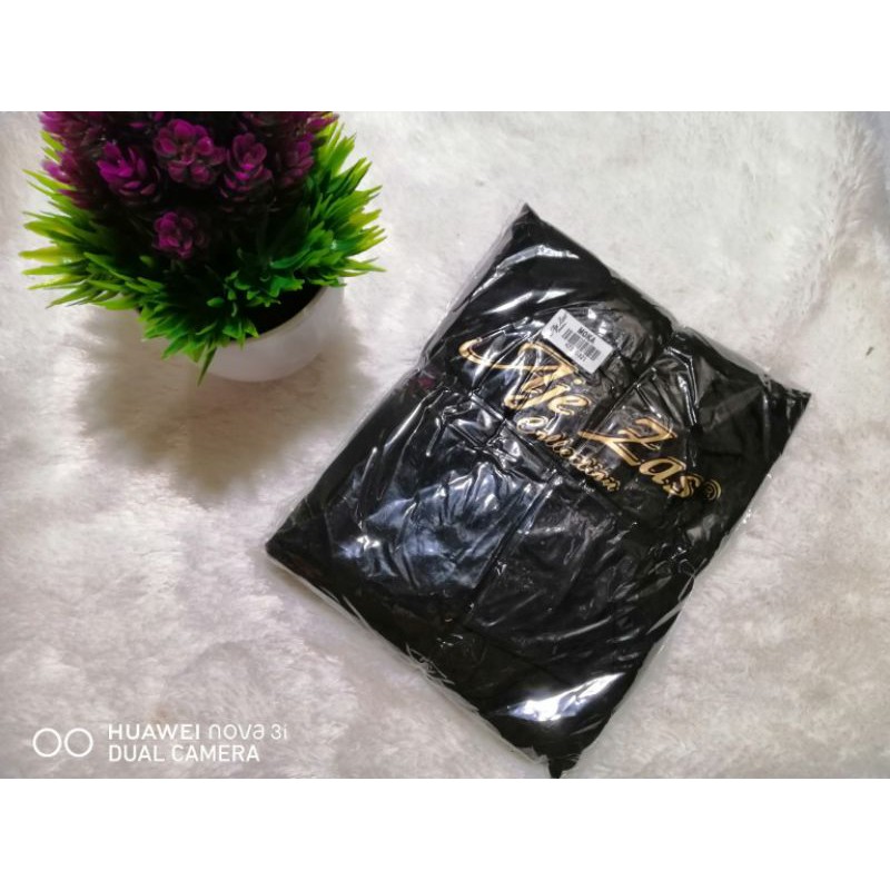Khimar aje zas moka /moca best seller premium original aje zas-Hitam