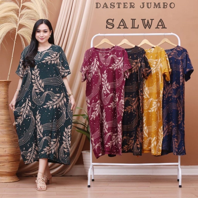 Daster Jumbo Lope Lope Baju Tidur Daster Dress Busui Viral Pekalongan Batik Best seller-DJ CABUT SALWA