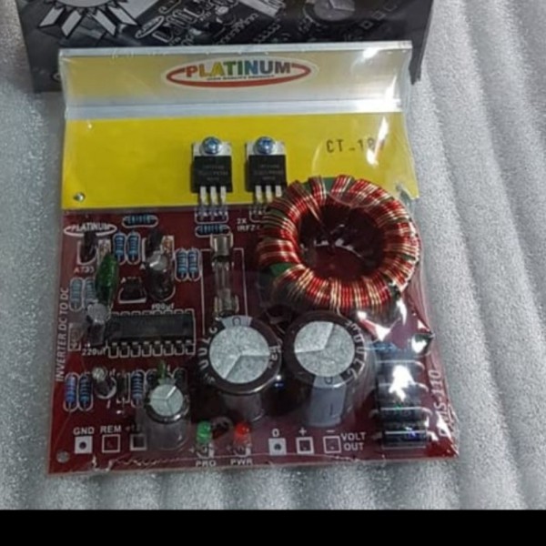 pcb kit inverter dc 12v to 18v 24v 32v ct step up 12v 12 v volt to ct - 18 volt JualMurah