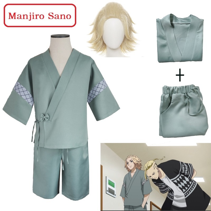 PREORDER Anime Tokyo Revengers Manjiro Sano Takemichi Hanagaki Cosplay Costume Mikey Japanese Kimono