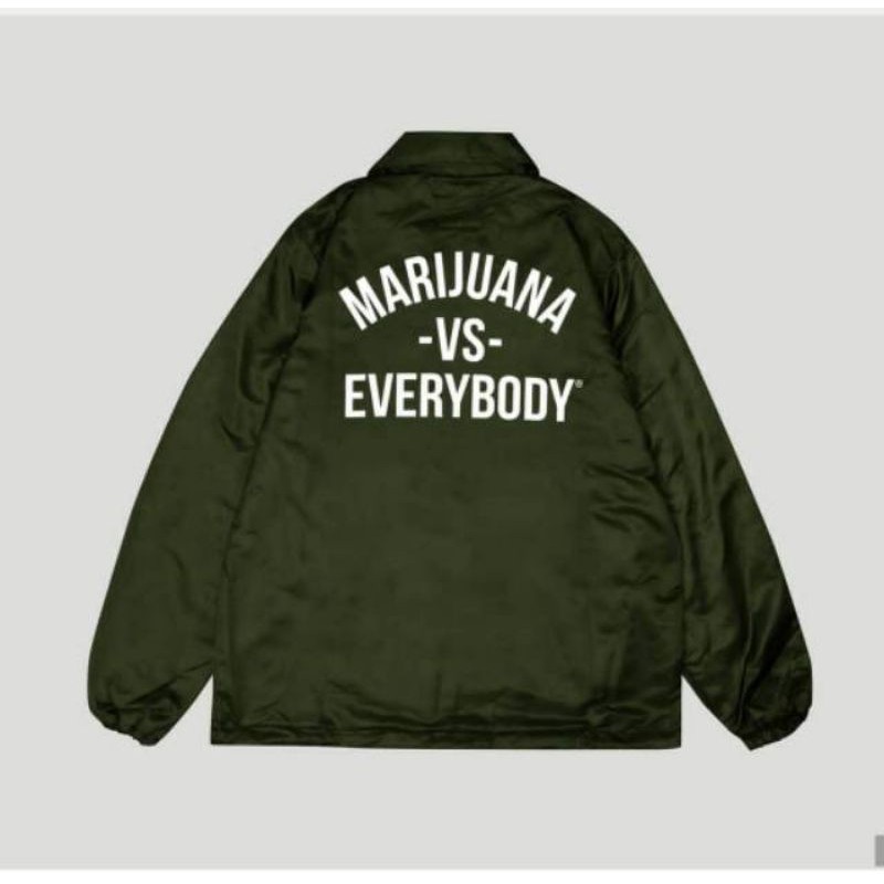 Cj coach jaket peria keren masa kini coach jaket marijuana vs everybody varian warna hijau armi