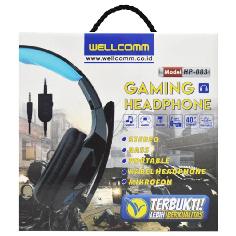 Headphone Gaming HP003 Wellcomm
