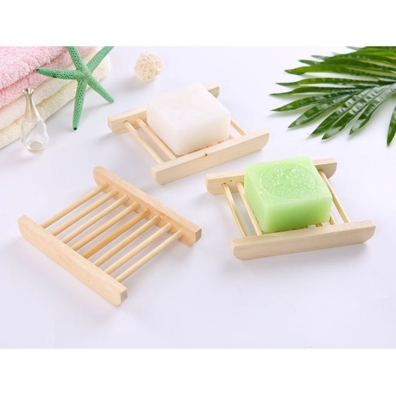 Tatakan Tempat Sabun Batang Bahan Kayu Minimalis Japanese Style