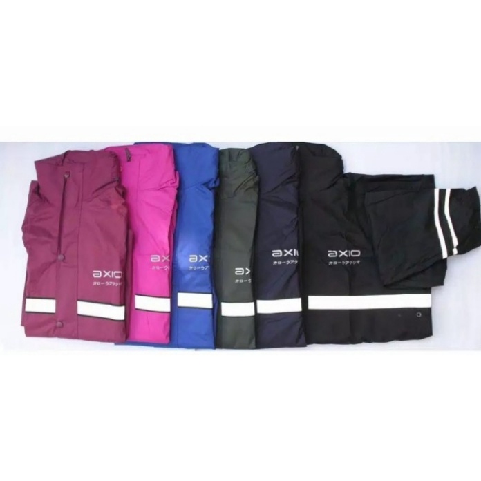 Jas Hujan Dewasa Setelan Jaket Celana AXIO 822 Original