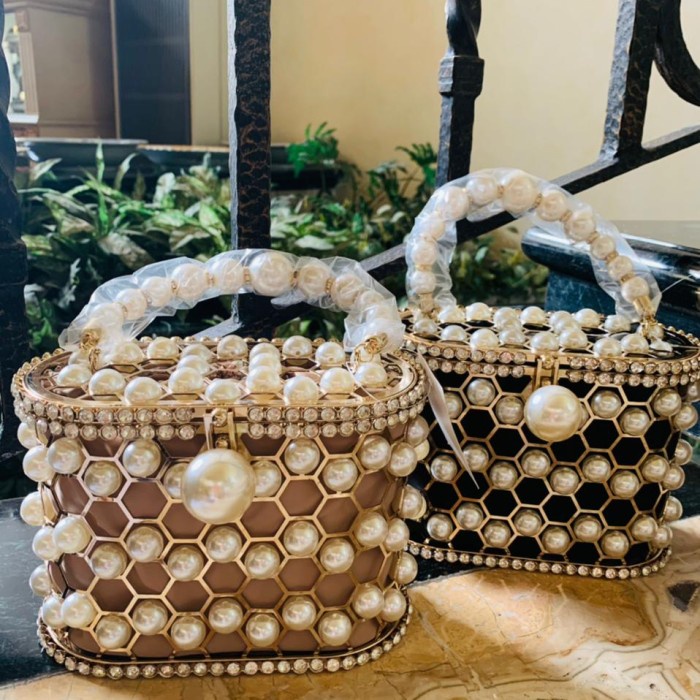 Tas Pesta / Clutch Pesta / Mewah Cantik Elegan 3602 - Hitam