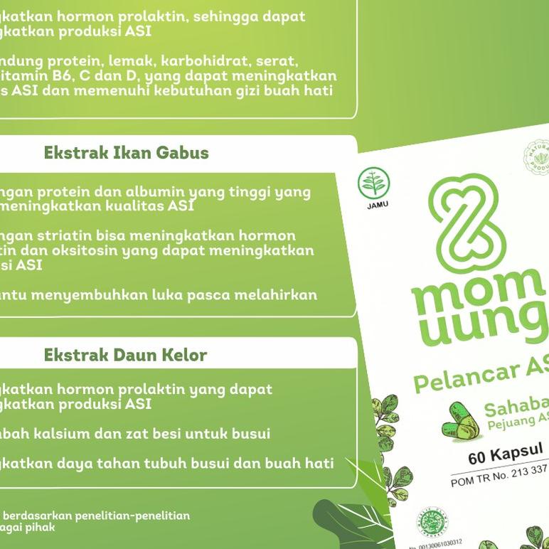 MOM UUNG Pelancar ASI isi 30 Kapsul