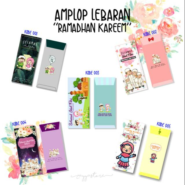 

[12 PCS] AMPLOP LEBARAN BESAR ' RAMADHAN KAREEM'