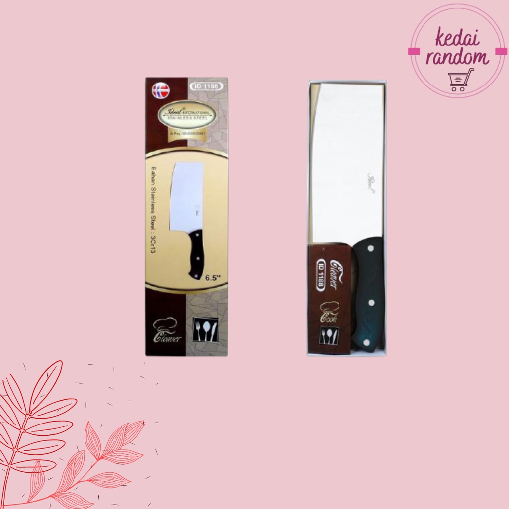 Ideal id1188 pisau golok / cleaver knife stainless steel