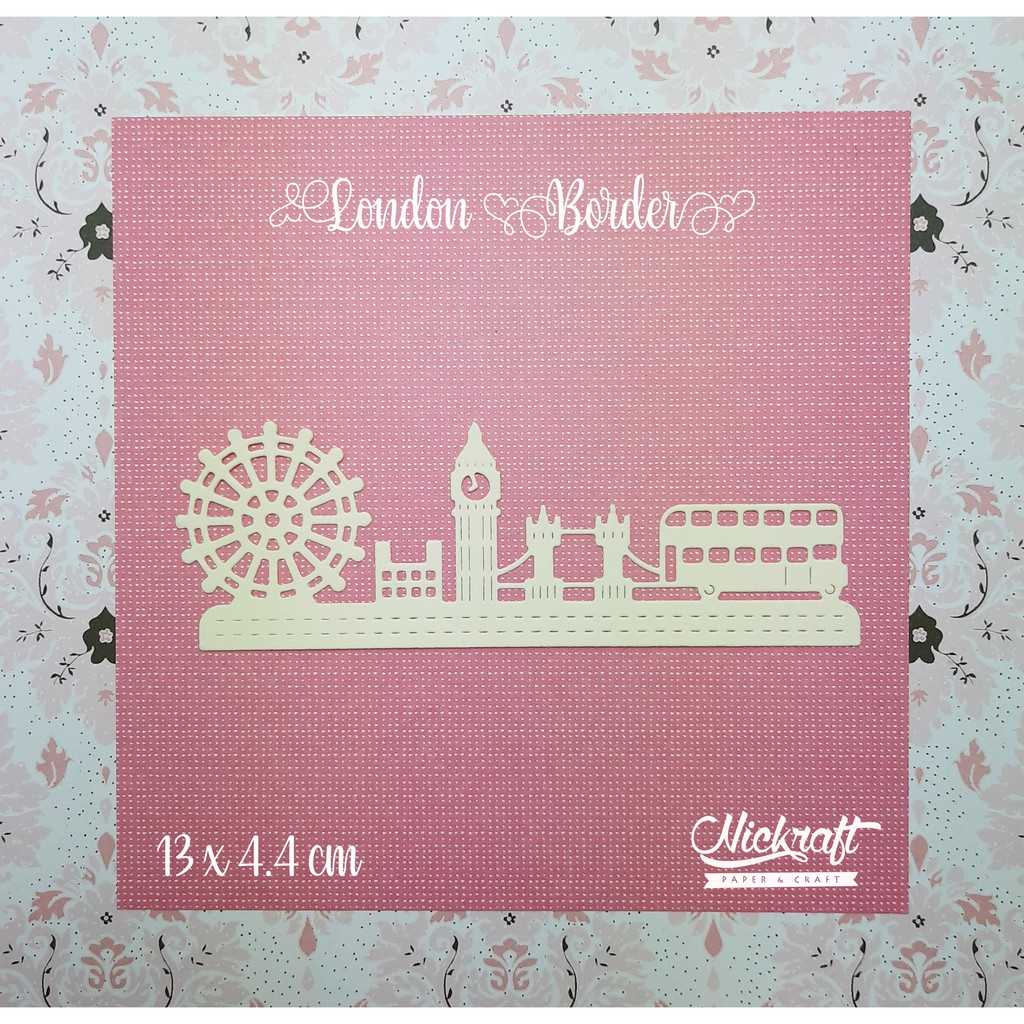 

LONDON BORDER - Bahan Scrapbook
