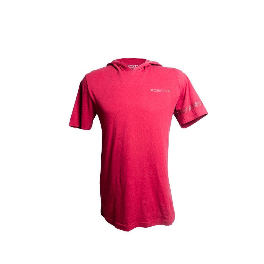 Hooded Shirt Merah Signature Positive