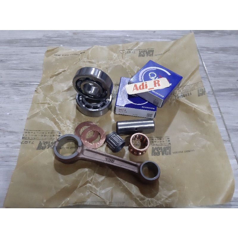 STANG SEHER TS 125 TS125 BERING KRUK AS LAHER  KRUK AS TS 125  CON ROD STANG PISTON TS 125