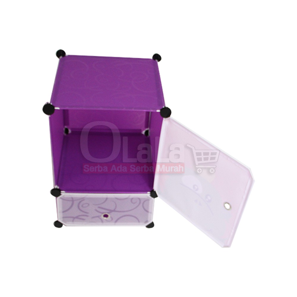 Lemari Karakter 2 susun - Lemari Plasti 2 Susun YG-7105-2