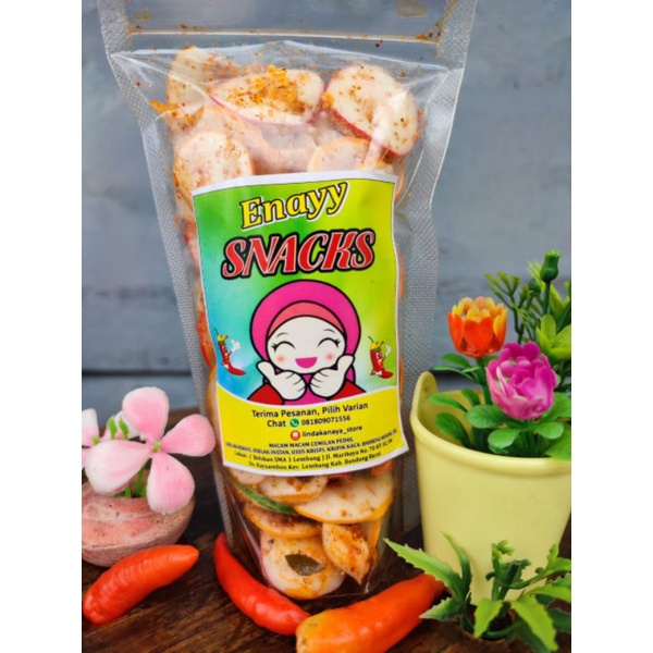 

seblak kering kerupuk bawang