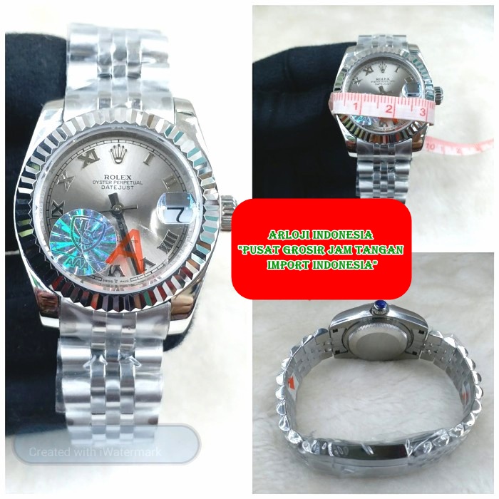 New Jam Wanita ROLEX DateJust 31mm Garansi 1th