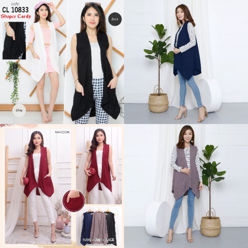 Cardy Outerwear Rompi Wanita Outer Girls