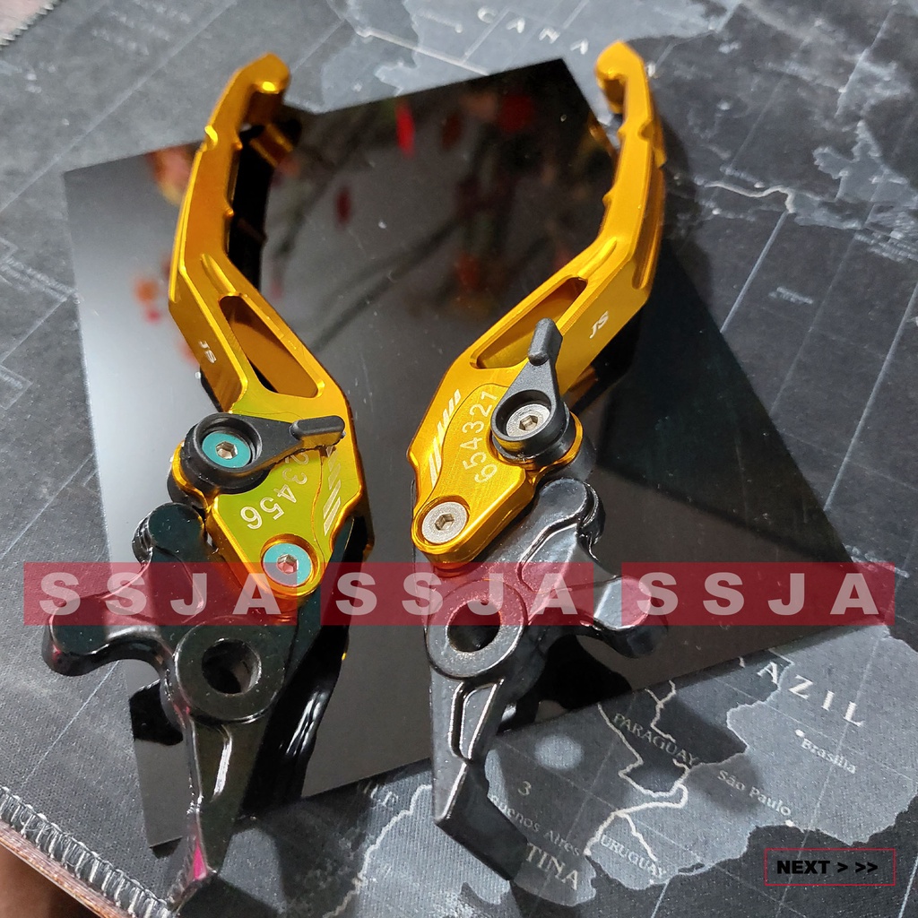 Handle Rem Nmax Variasi Motor NMAX New 2020 / Old 2015 2016 2017 2018 2019 Two Tone merah gold